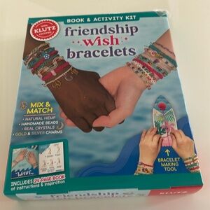 New Klutz friendship wish bracelets kit